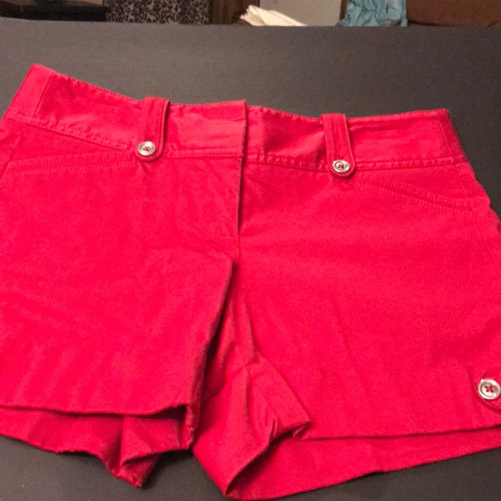 Size 2 White House/Black Market Red Shorts